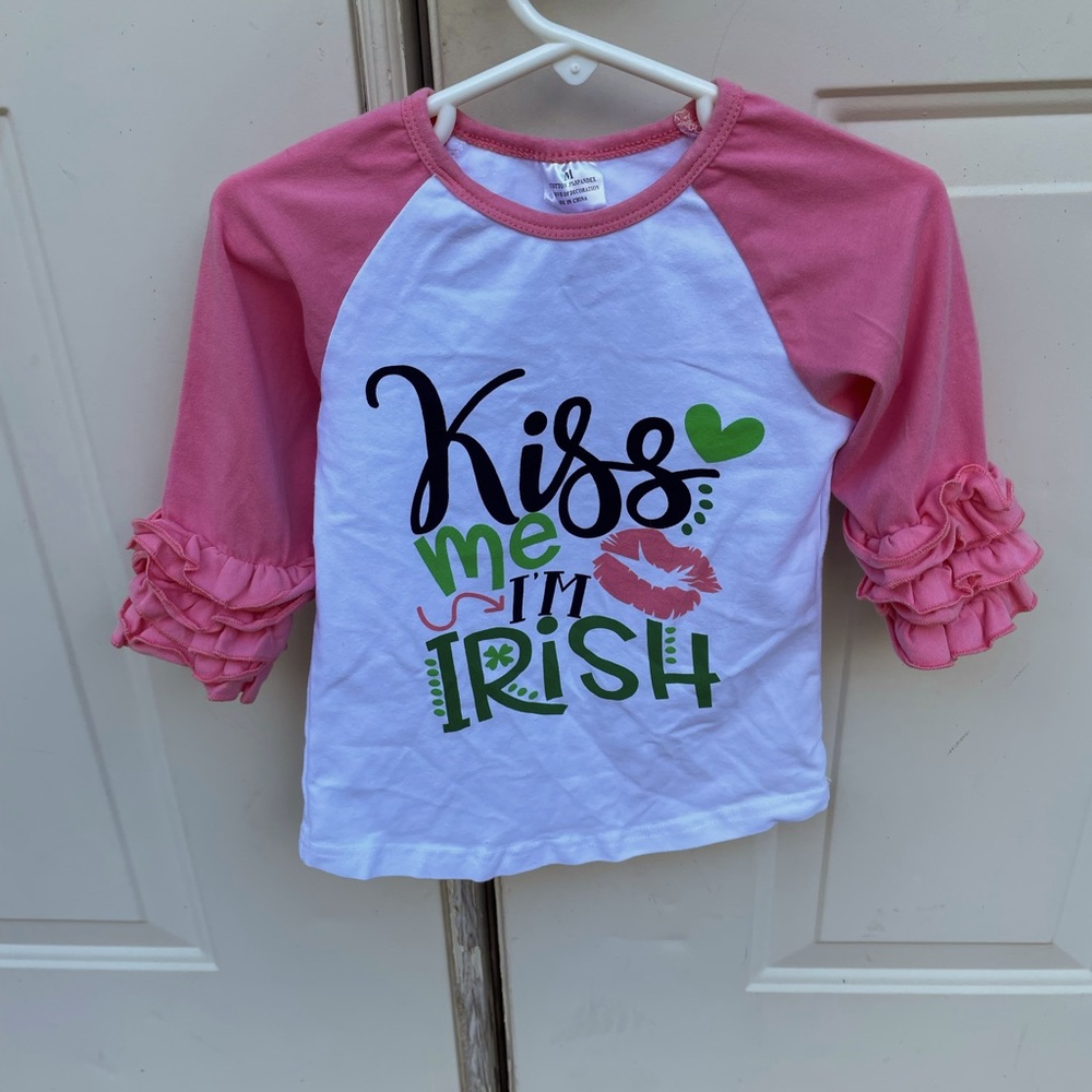 Kiss Me I’m Irish, Shirt, Size M